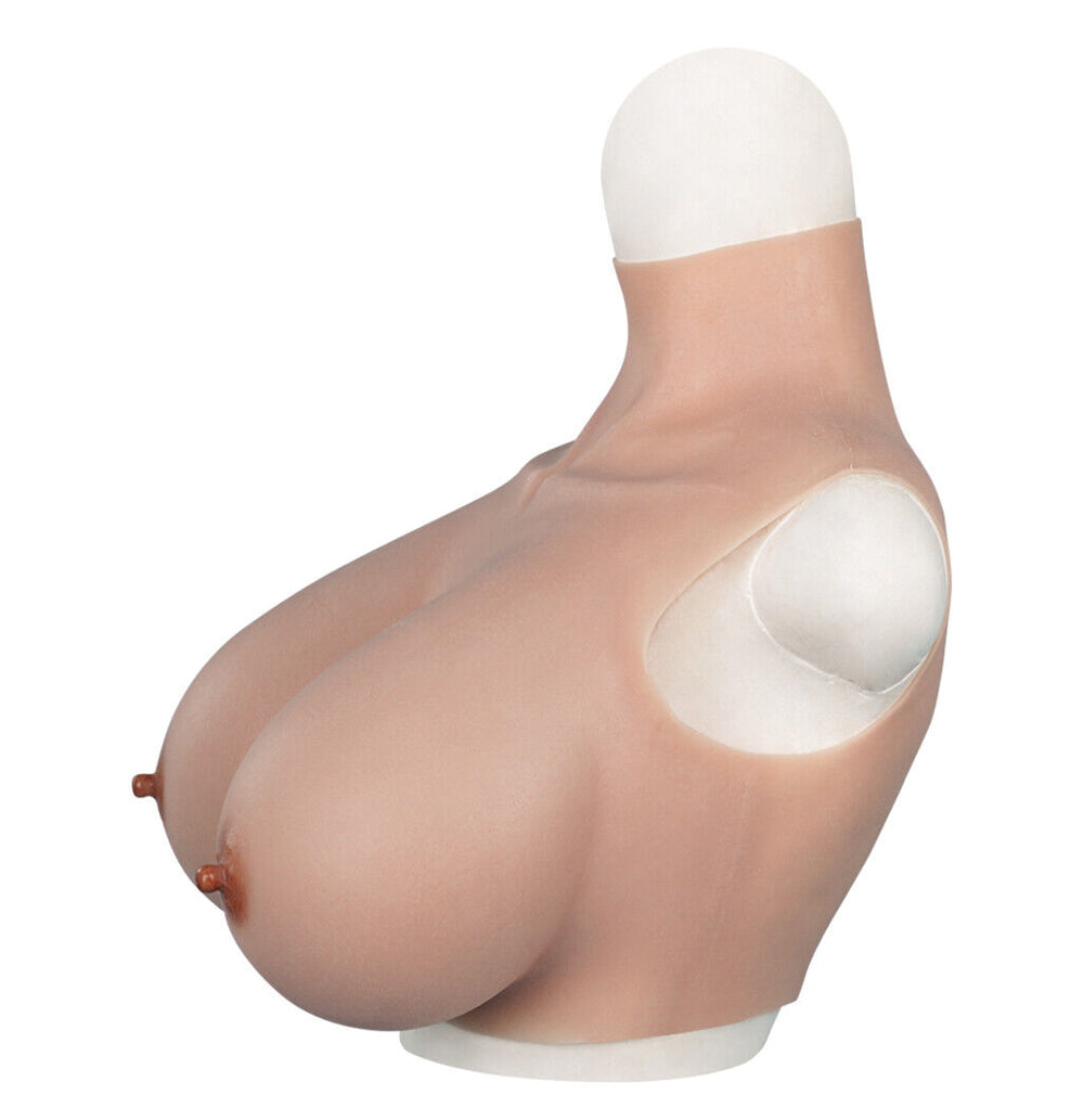 Versatile Silicone Breastplate — A–H Cup, Two Necklines