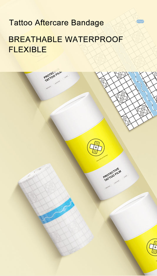 Tattoo Healing Wrap – PU Protective Film Roll, 15cm x 10m, Waterproof & Breathable