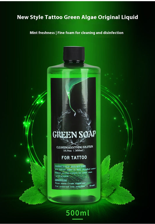 Gel de algas para el cuidado posterior del tatuaje: limpia, nutre y repara