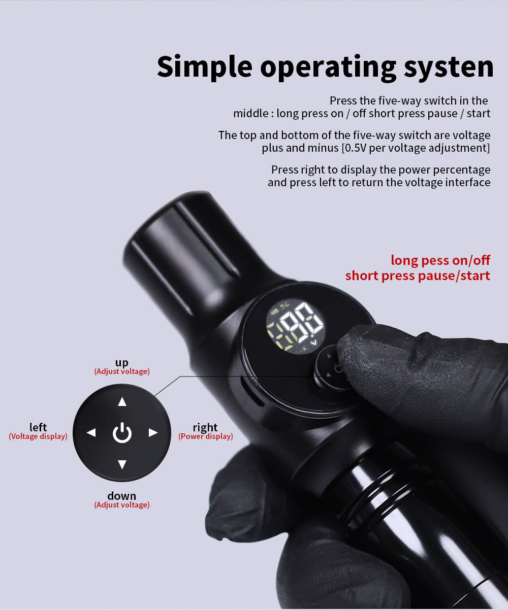 Wireless Tattoo Battery – Portable Power Supply for Pen Machines