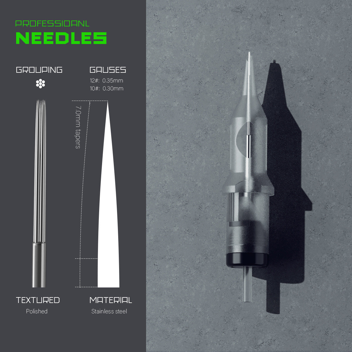 MAMBA Disposable Tattoo Cartridge Needles – Premium Quality, Box of 20
