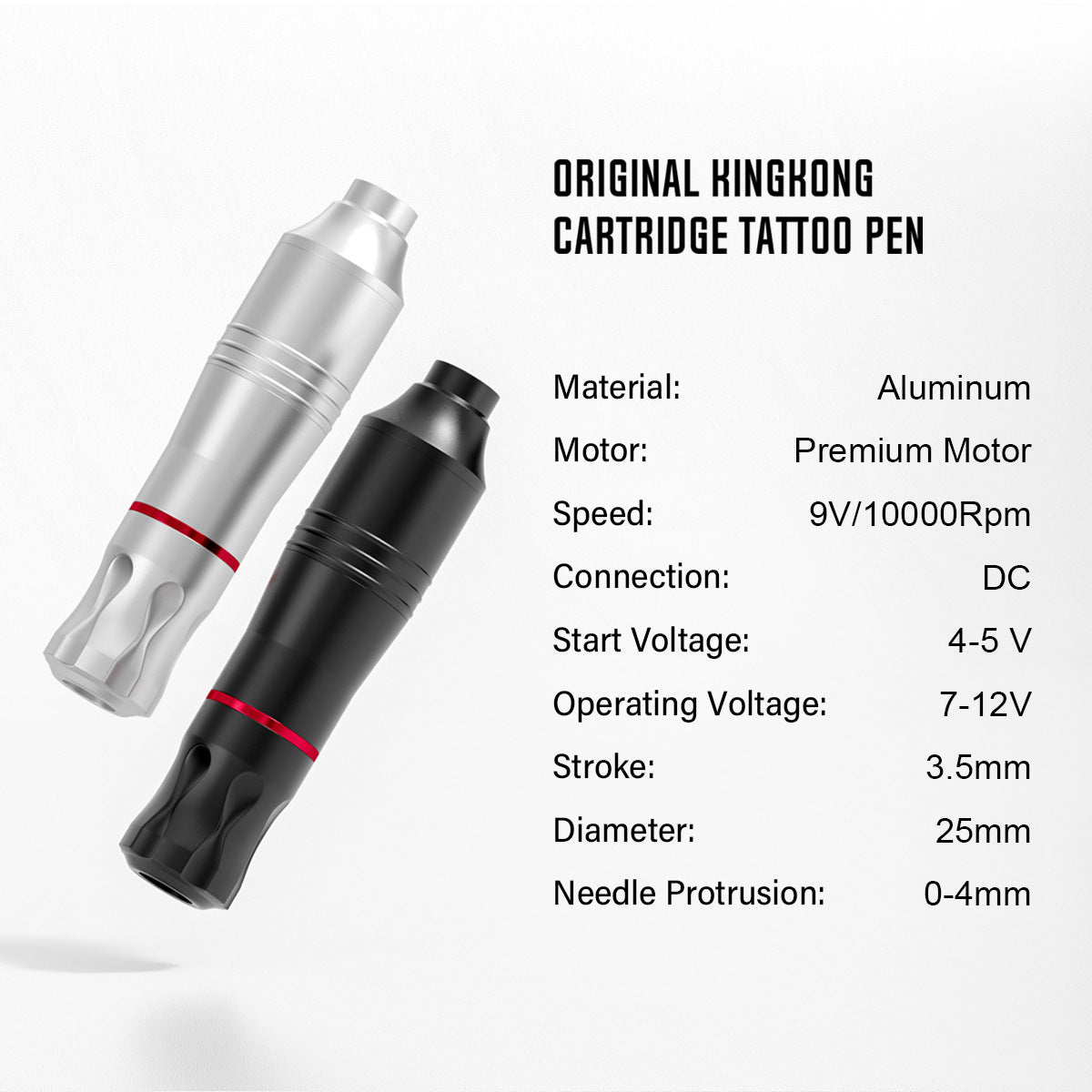 Complete Tattoo Pen Machine Kit – All-in-One Rotary Tattoo Set for Beginners