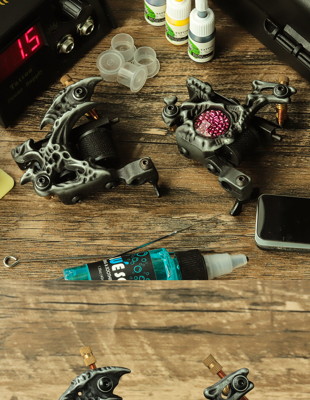 Complete Coil Tattoo Machine Kit – Liner & Shader Tattoo Equipment Set
