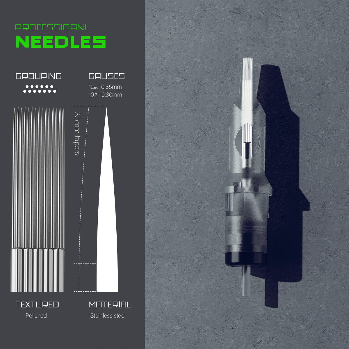 MAMBA Disposable Tattoo Cartridge Needles – Premium Quality, Box of 20