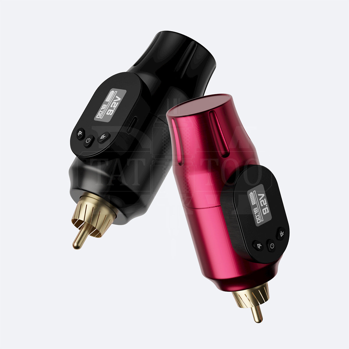 Portable OLED Wireless Tattoo Power Supply – 2000mAh Mini RCA Battery for Tattoo Pen