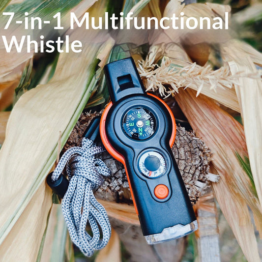 7-in-1 Outdoor Emergency Survival Whistle