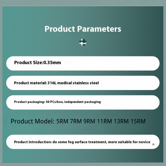 RM Curved Magnum Tattoo Needles – Disposable, Box of 50