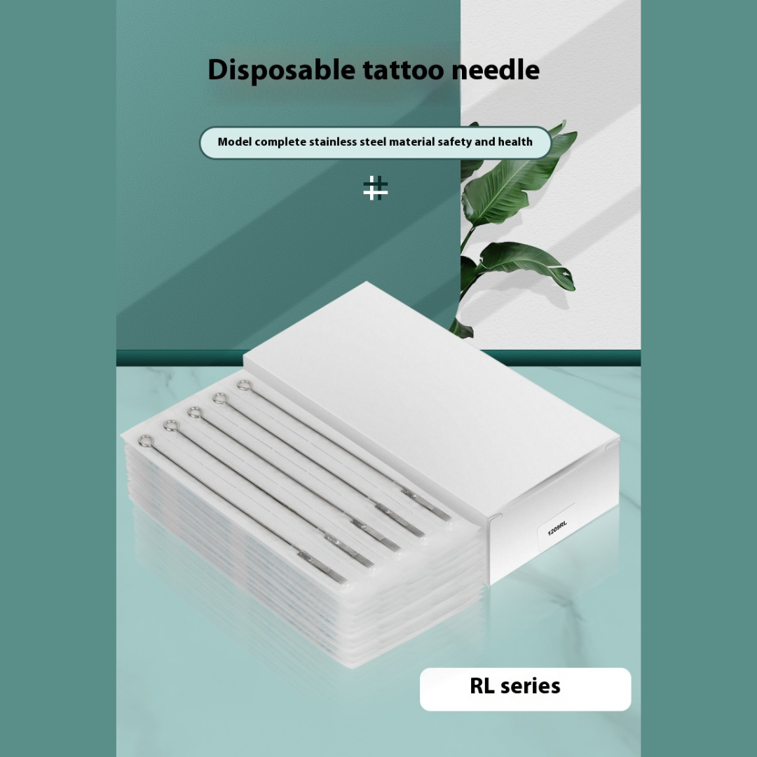 Disposable RL & Shader Tattoo Needles – For Tattoo Machines, Box of 50