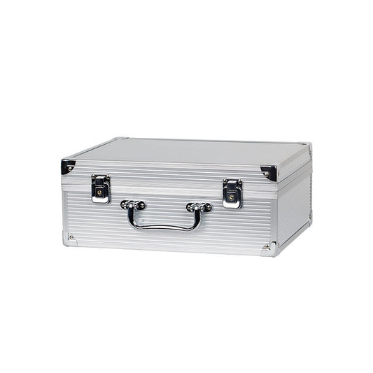 Small Tattoo Kit Storage Box – Portable Aluminum Case in Black Silver