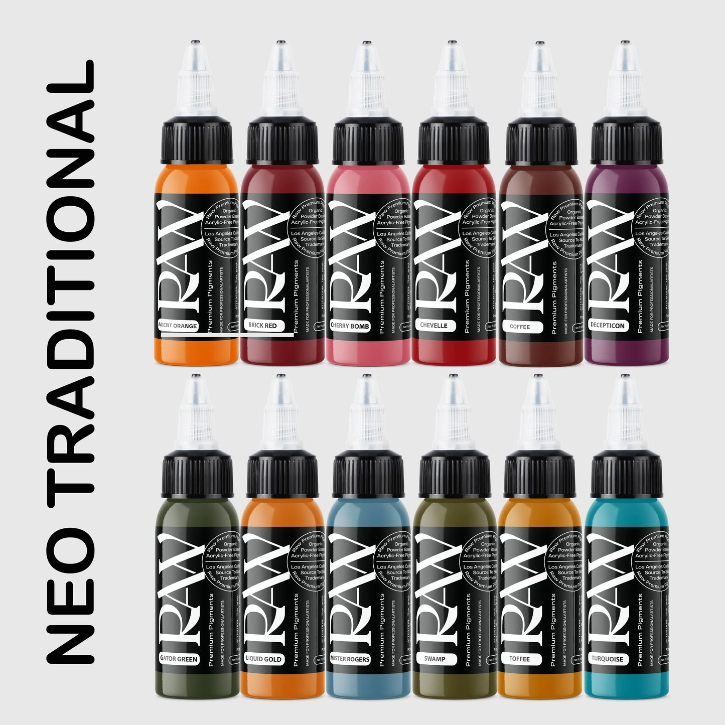 Raw Pigments - Neo-Traditional Set
