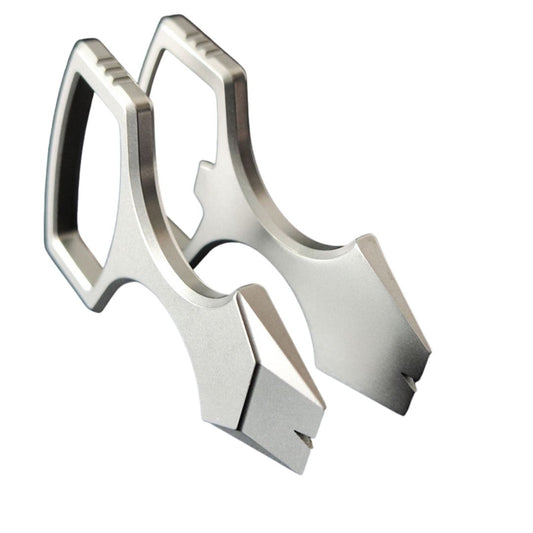 Nudillos de autodefensa multifunción EDC de aleación de titanio - Llavero - Abrebotellas