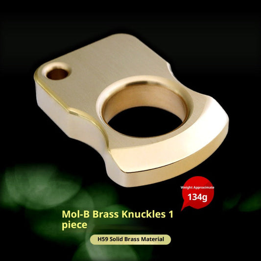 EDC Single Finger Brass Knuckle Duster-EDC Tool
