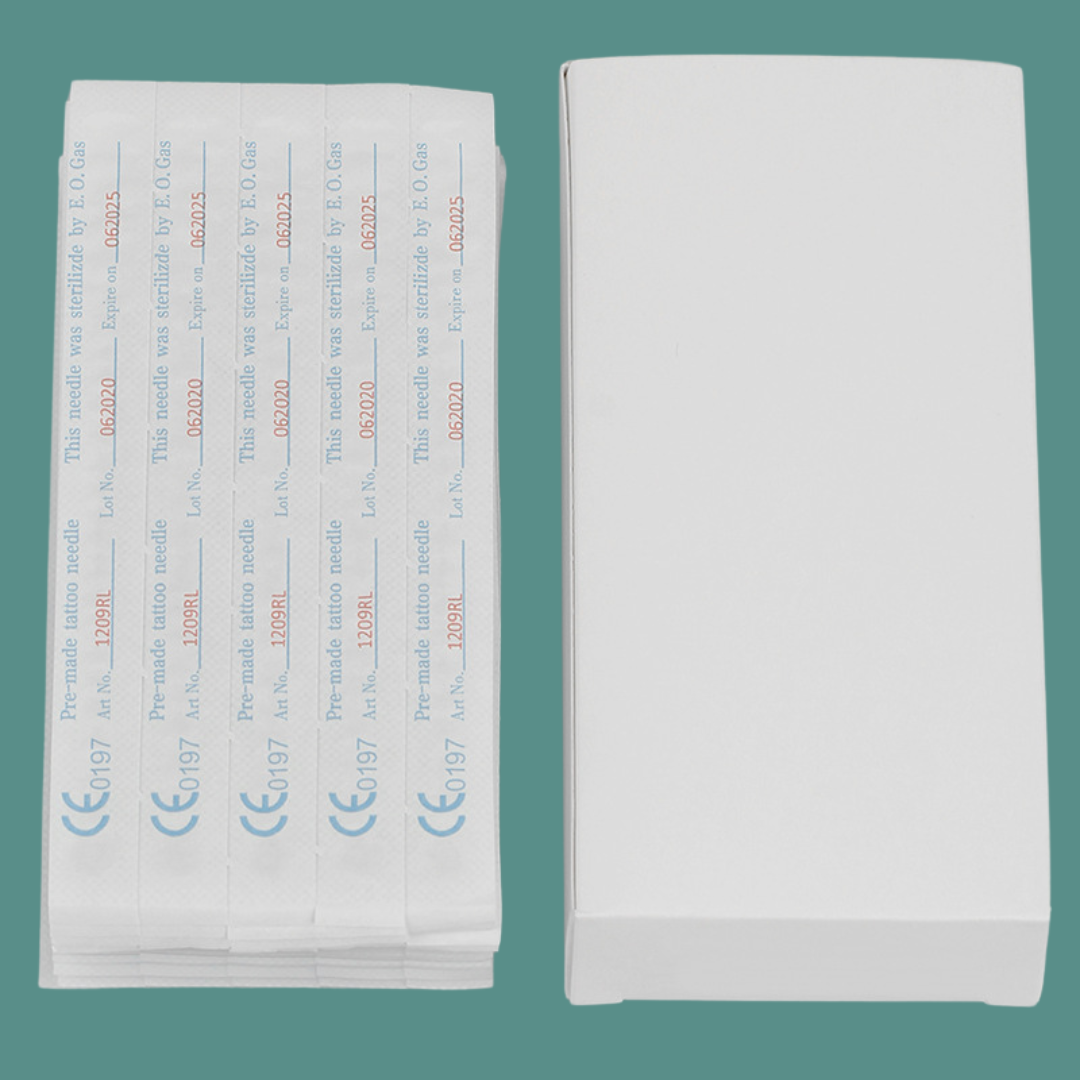 Disposable RL & Shader Tattoo Needles – For Tattoo Machines, Box of 50