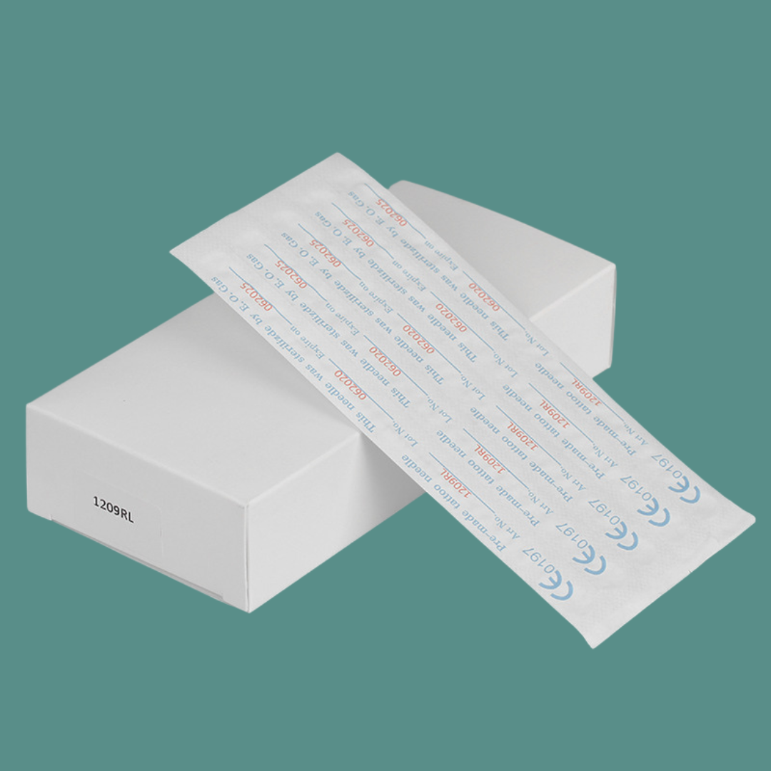 Disposable RL & Shader Tattoo Needles – For Tattoo Machines, Box of 50