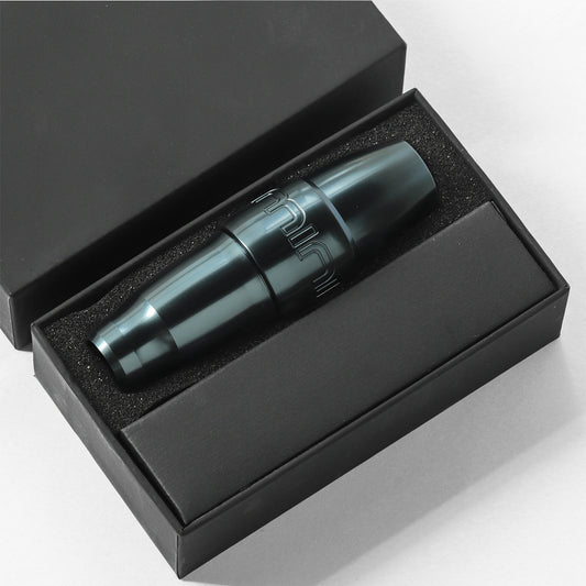 Mini máquina de tatuar tipo pluma: delineadora y sombreadora rotativa todo en uno para tatuajes y maquillaje permanente.
