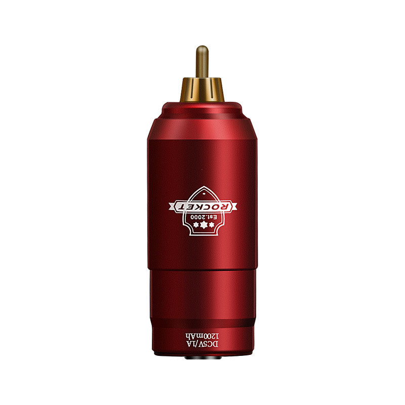 Mini Wireless Tattoo Battery Power Supply – 1200mAh RCA Portable Charging Pack for Tattoo Pen