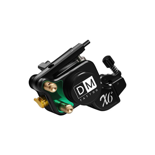 Máquina de tatuar con motor de resorte: pluma rotativa todo en uno para delinear y sombrear