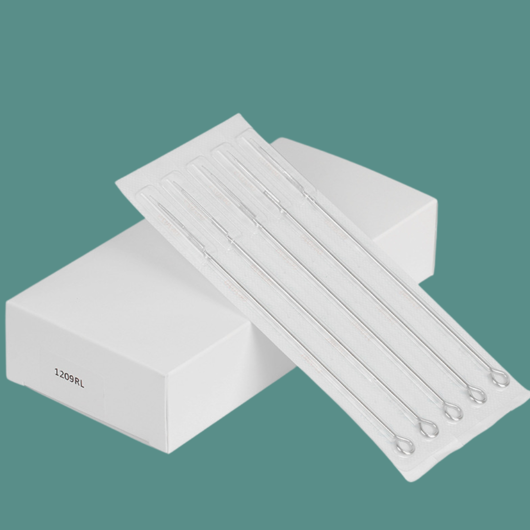 Disposable RL & Shader Tattoo Needles – For Tattoo Machines, Box of 50