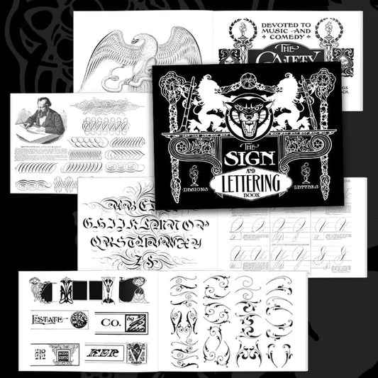 The Sign and Lettering Book — Softcover Book