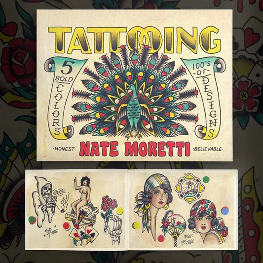 Nate Moretti Traditional Tattoo Book — Softcover Book