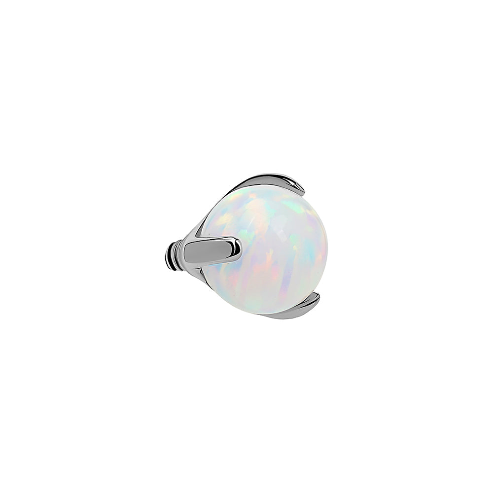 Tilum Titanium 18g–16g Internal Pronged Opal Ball — Price Per 1