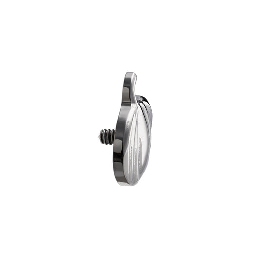 Tilum 16g–18g Internally Threaded Titanium Pumpkin Top — Price Per 1