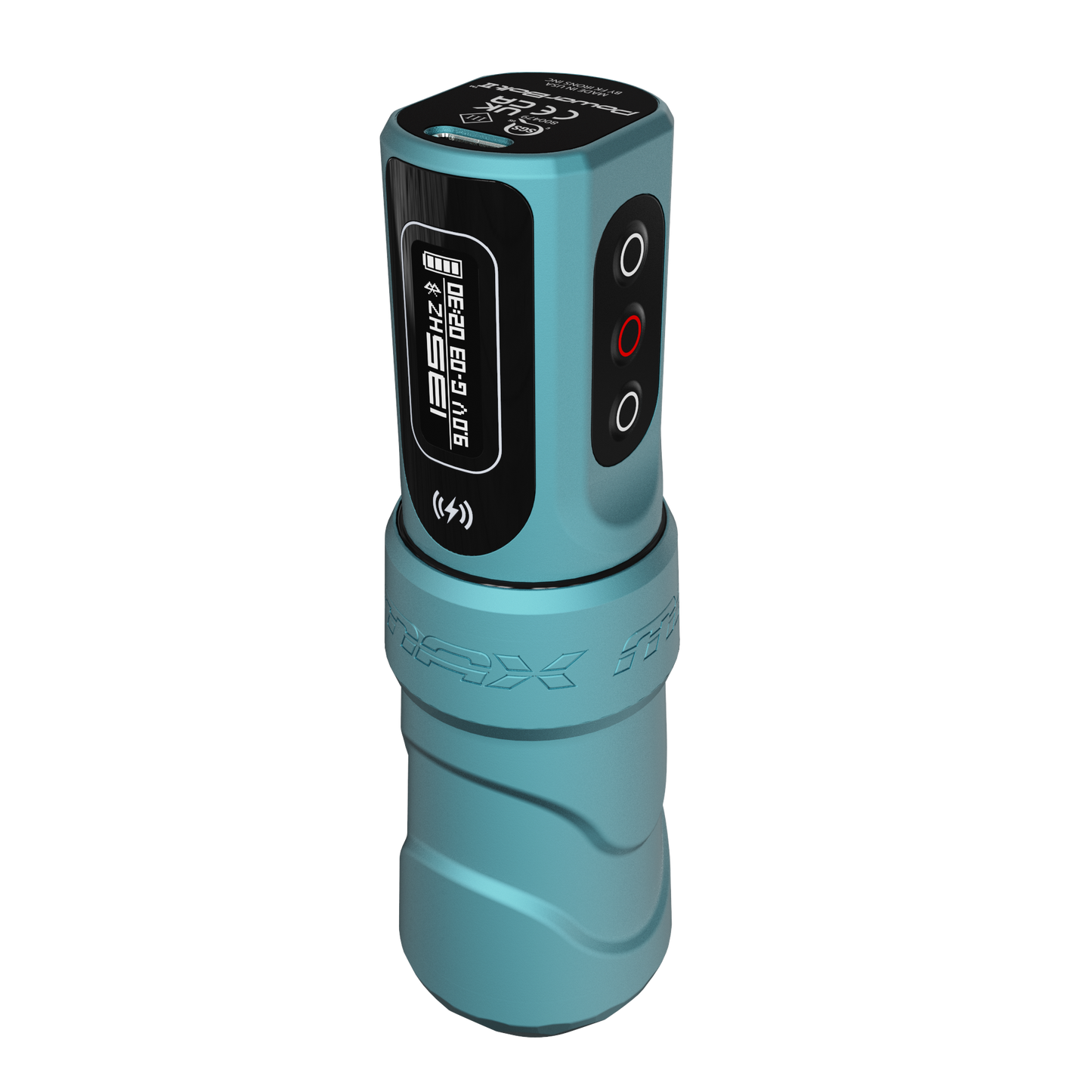 FK Irons Flux Max Tattoo Machine with 2 PowerBolt 2.0 — Special Edition Kawaii Series — 4.0mm Stroke