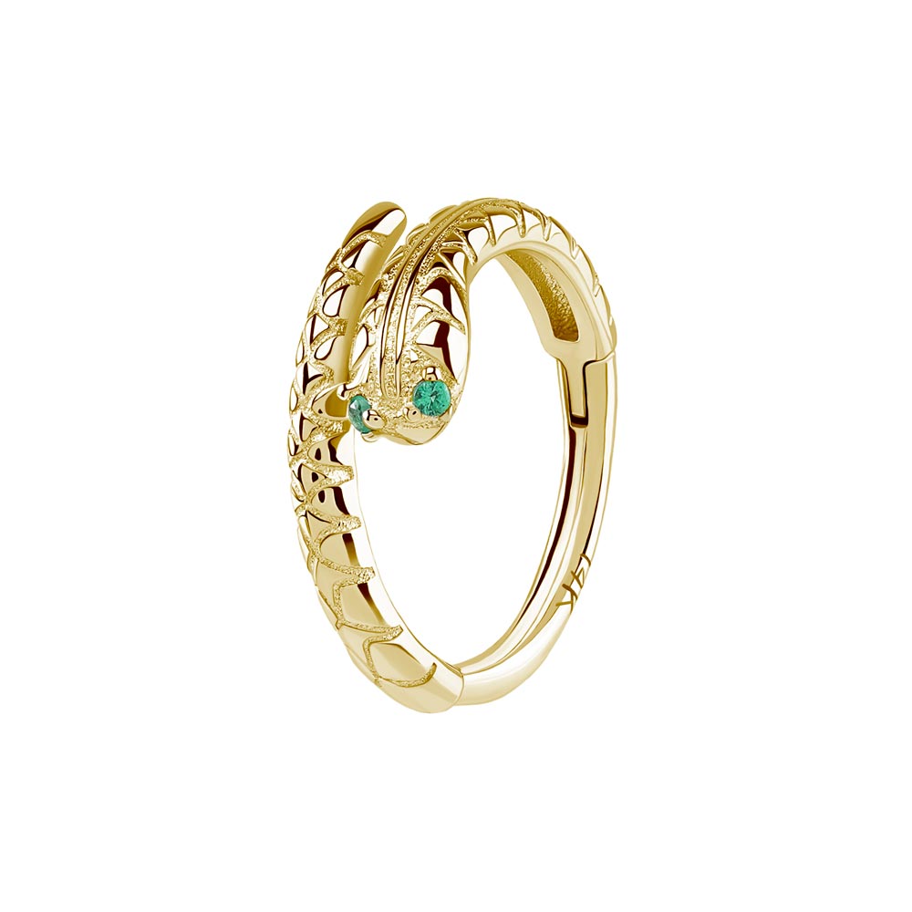 Tilum16g 14kt Gold Medusa’s Charm Clicker — Pick Size and Color — Price Per 1