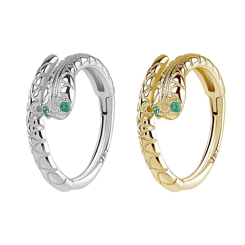 Tilum16g 14kt Gold Medusa’s Charm Clicker — Pick Size and Color — Price Per 1