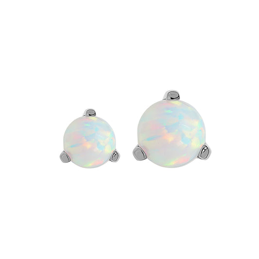 Tilum Titanium Threadless Pronged Opal Ball — Price Per 1