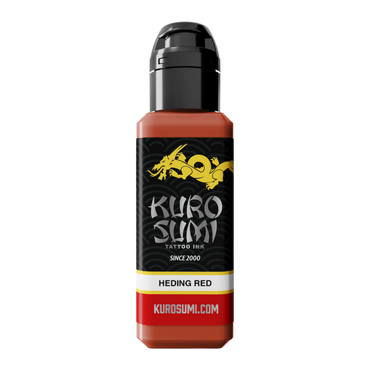 Heding Red — Kuro Sumi Tattoo Ink — 1.5oz