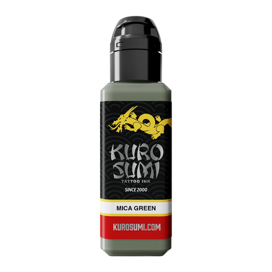 Mica Green — Kuro Sumi Tattoo Ink — 1.5oz