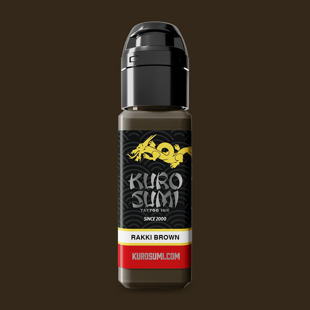 Rakki Brown — Kuro Sumi Tattoo Ink — Pick Size