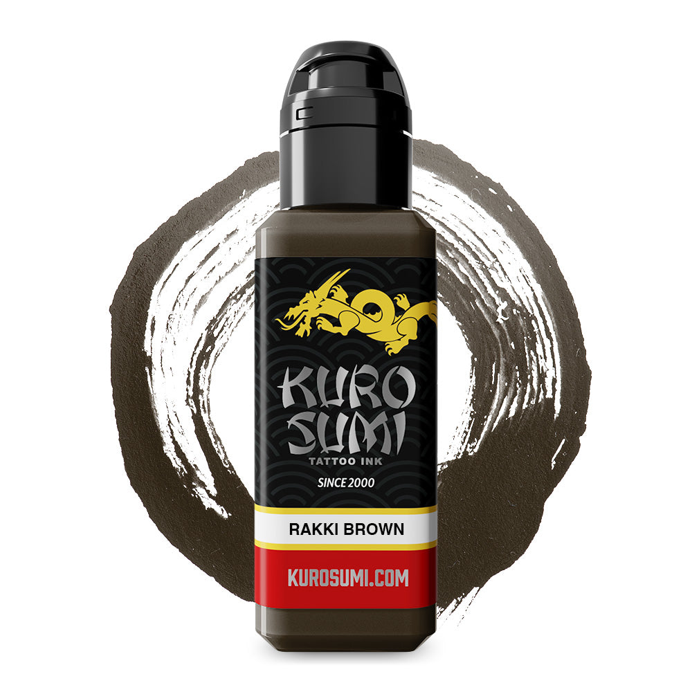 Rakki Brown — Kuro Sumi Tattoo Ink — Pick Size