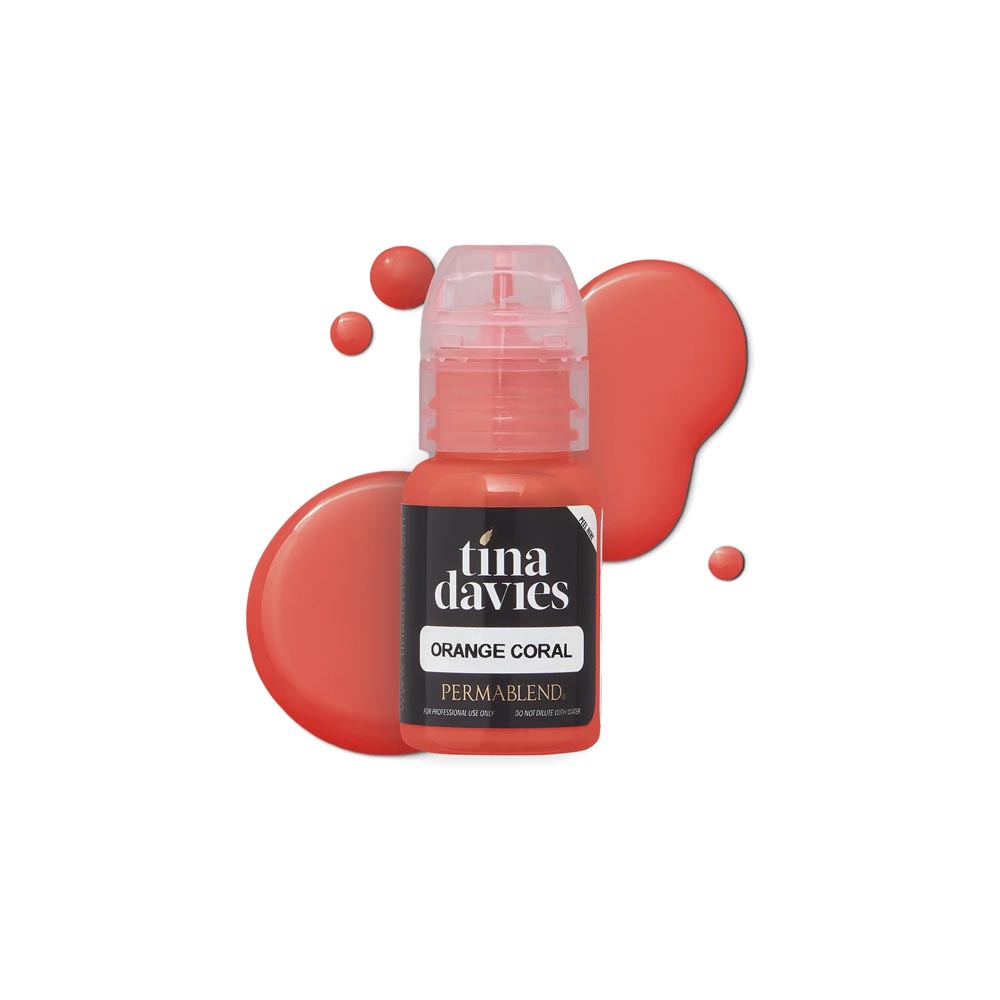 Tina Davies Lip Trio — Perma Blend — Orange Coral