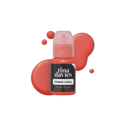 Tina Davies Lip Trio — Perma Blend — Orange Coral