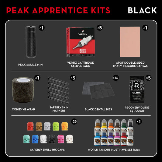Peak Solice Mini Wireless Tattoo Kit for Apprentices