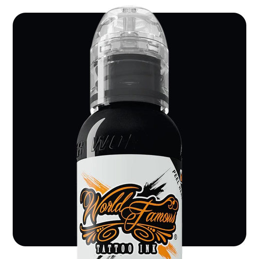 Pitch Black — World Famous Tattoo Ink — Pick Size