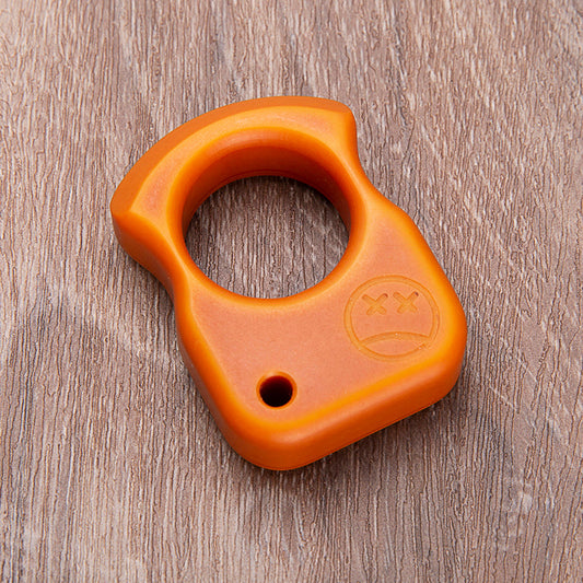 Close-up of Bakelite EDC gear showing smooth finish and precision craftsmanship.
