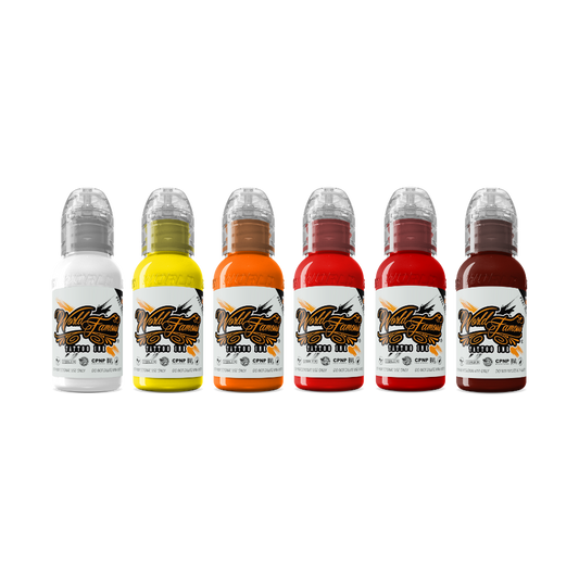 Melek Tastekin Red Neon Effect Series — World Famous Tattoo Ink — 1oz