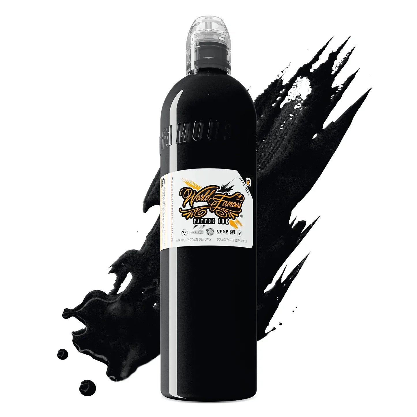 Pitch Black — World Famous Tattoo Ink — Pick Size