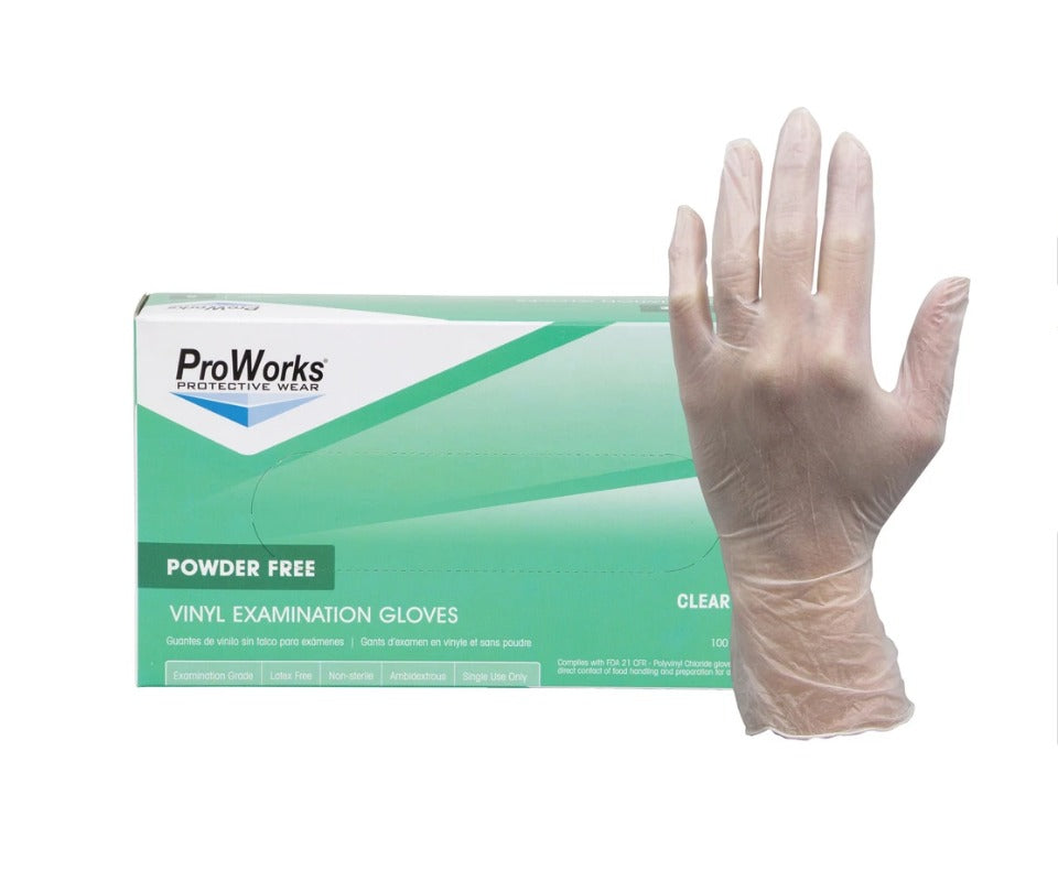 ProWorks - Vinyl Examination Gloves