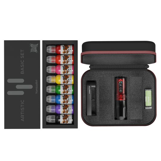 FK Irons x World Famous Yomico Special Edition ONE Machine & Artistic Basic Ink Kit