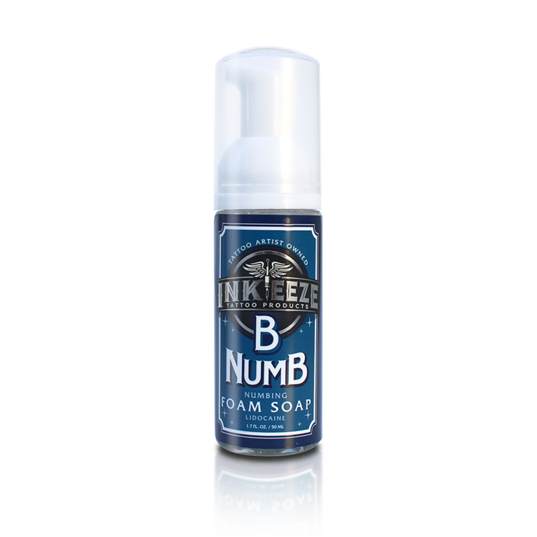 INK-EEZE B Numb Foaming Soap - 1.7oz.