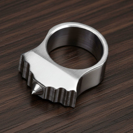 EDC Brass Knuckle Keychain – Full Stainless Stee