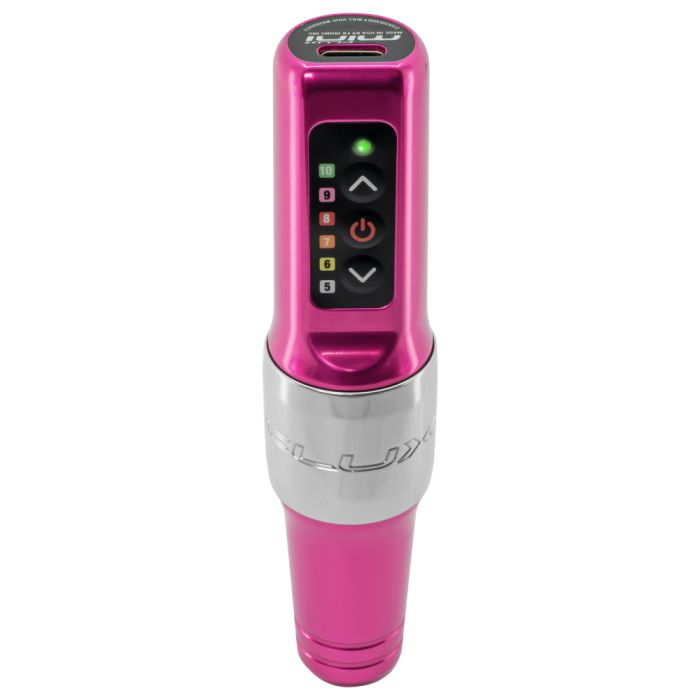 Microbeau Flux Mini Permanent Makeup Machine with 2 Batteries — Pick Color and Stroke Length