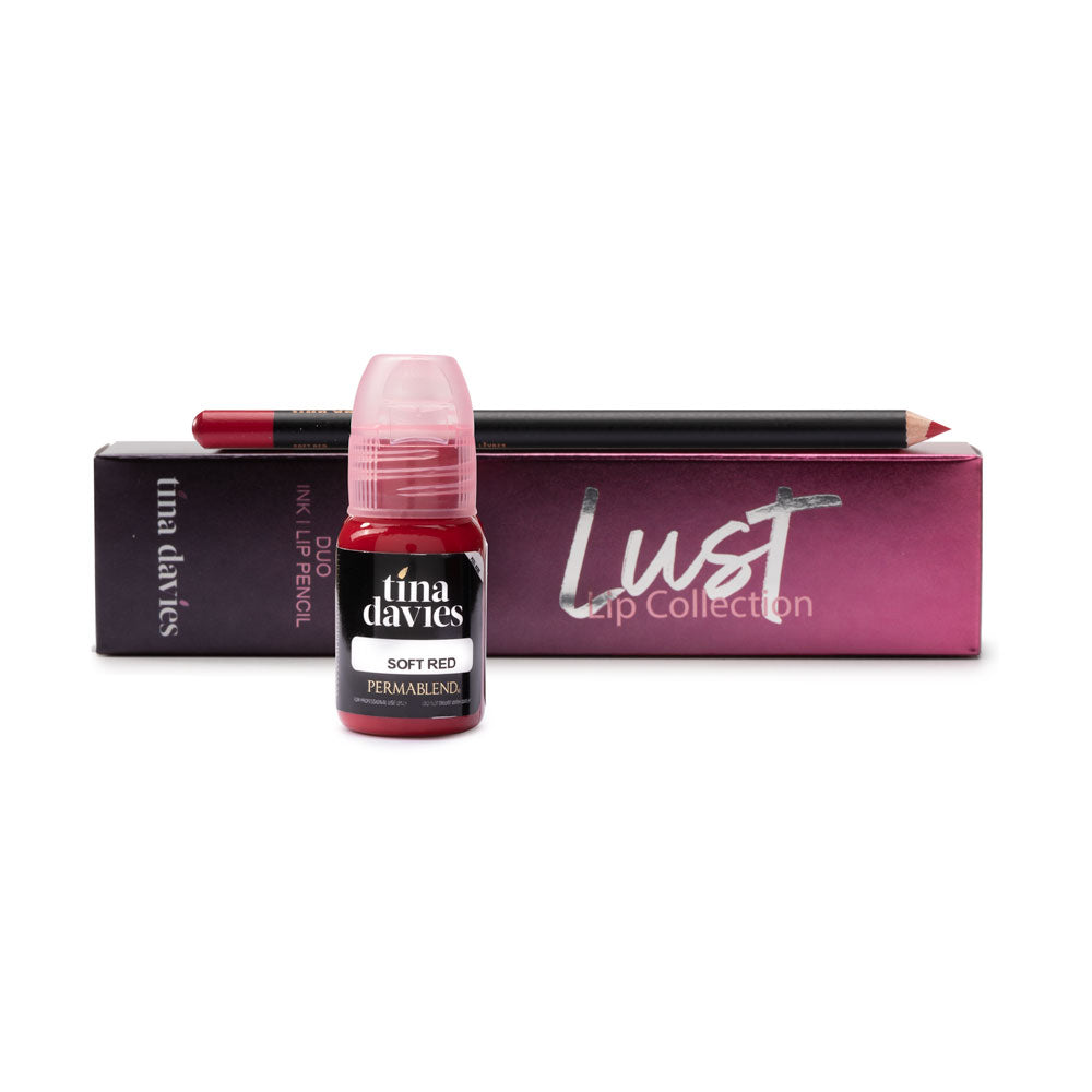 Tina Davies Lip Duo — Perma Blend — Soft Red