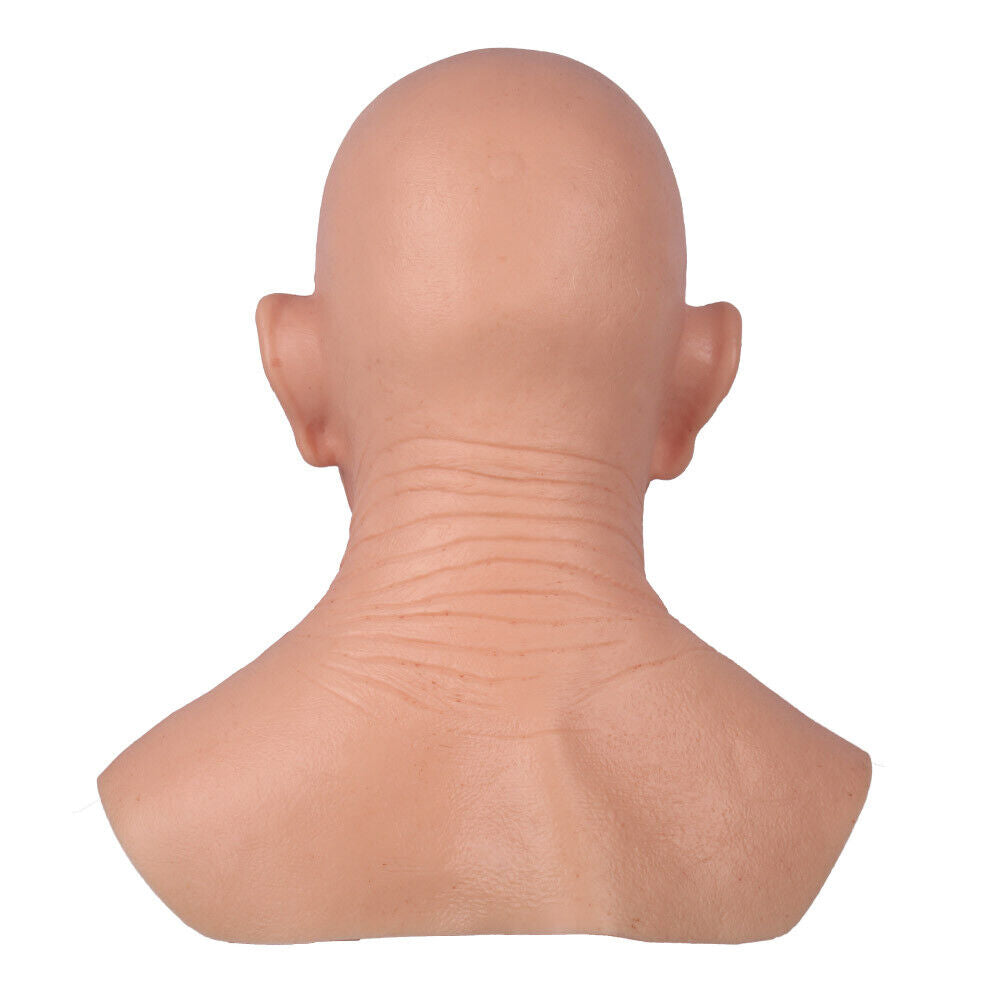 Realistic Full-Head Silicone Character Mask