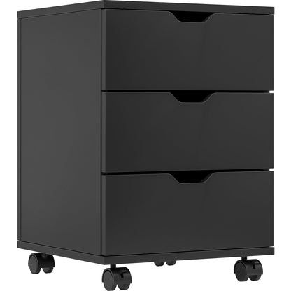 【USA】Rolling Tattoo Supply Cabinet, 3-Drawer Locking Casters (Black)