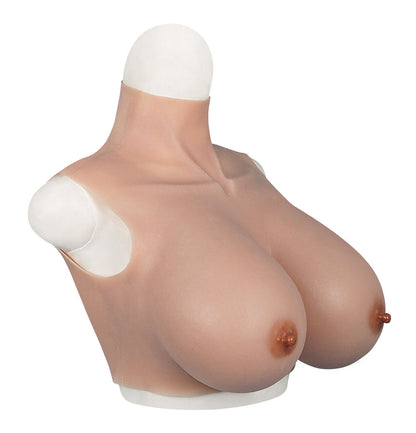 Versatile Silicone Breastplate — A–H Cup, Two Necklines